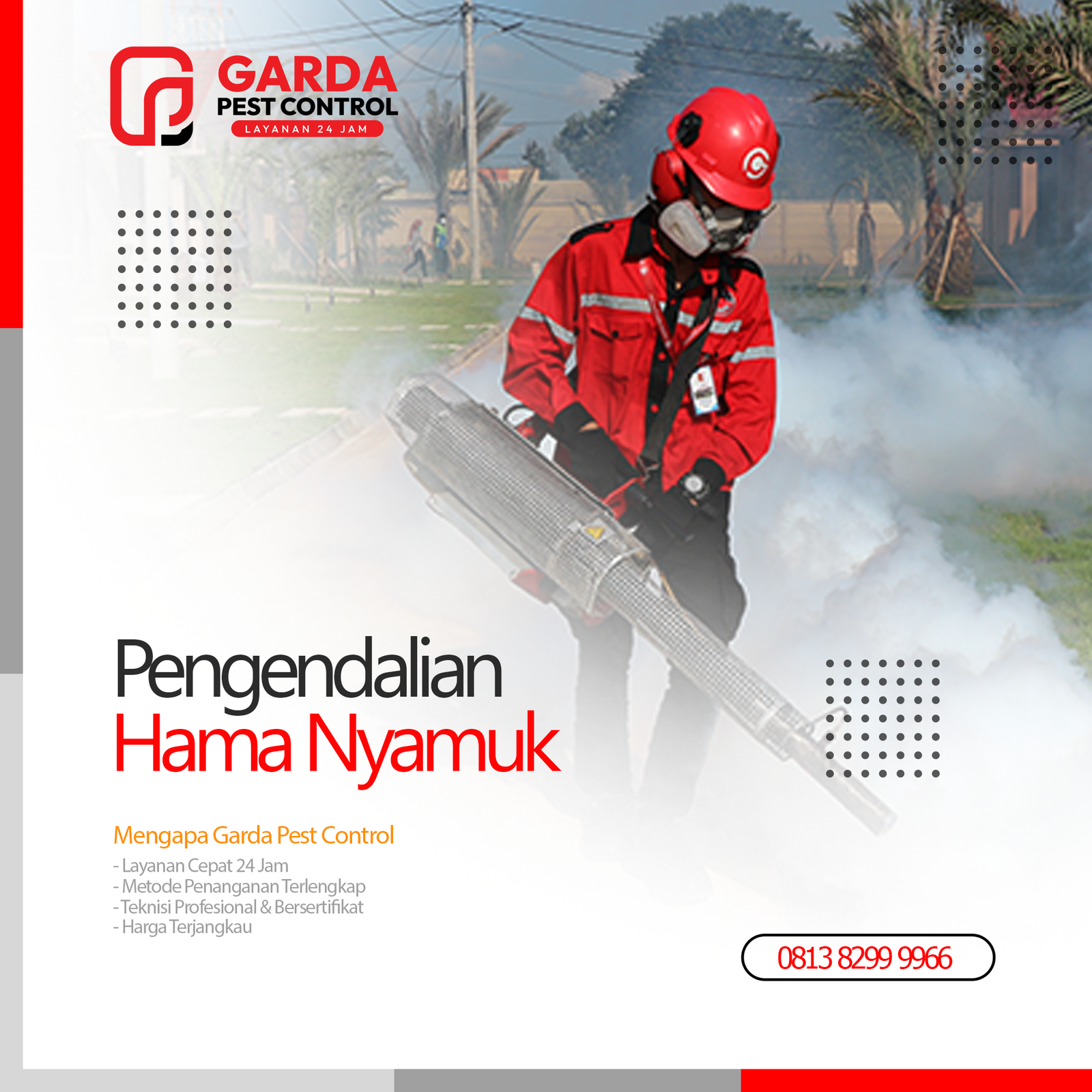 Jasa Fogging Nyamuk Terdekat di Bekasi Garda Pest Control