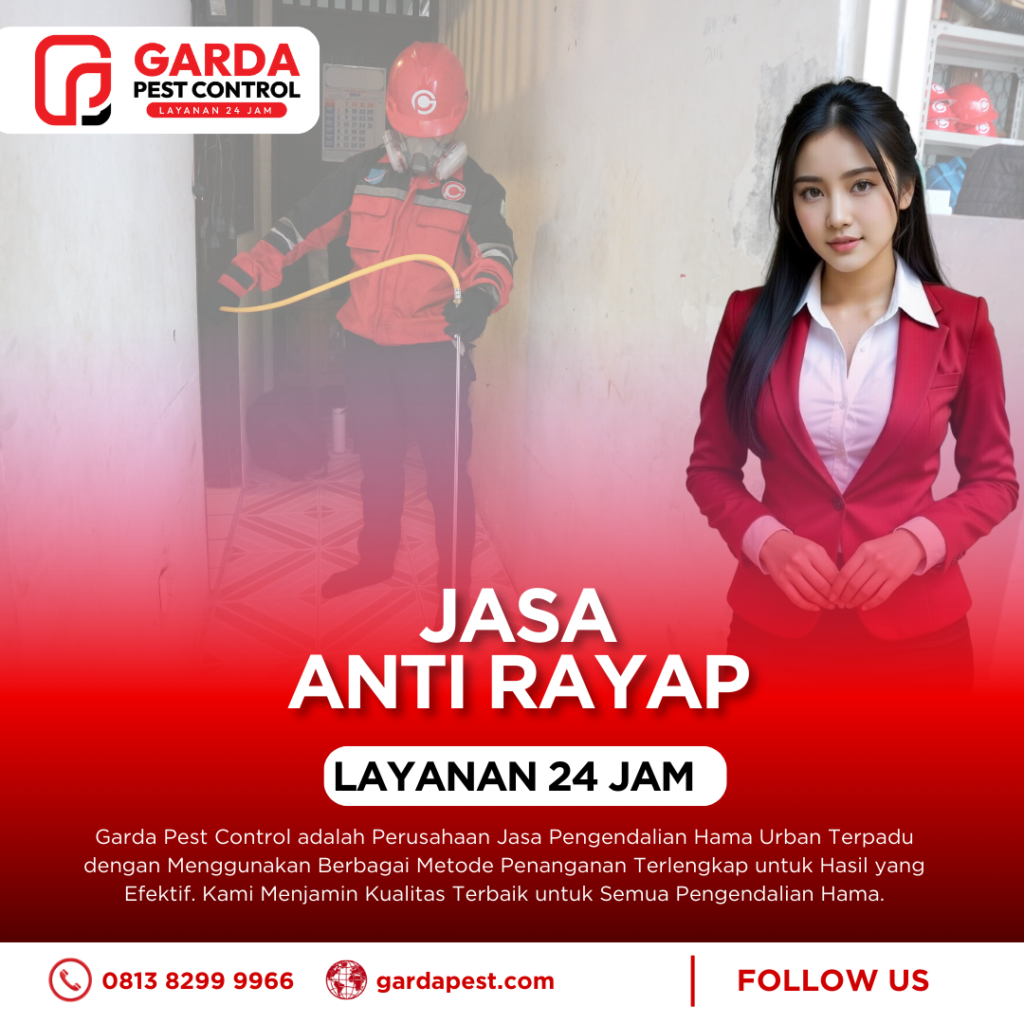Jasa Anti Rayap di Bekasi Barat Sistem Pipa dan Injeksi