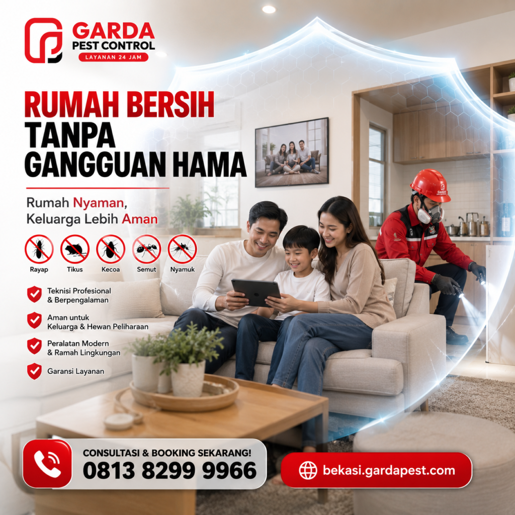 Pest Control Rumah Terbaik di Bekasi: Solusi Agata untuk Hunian Nyaman