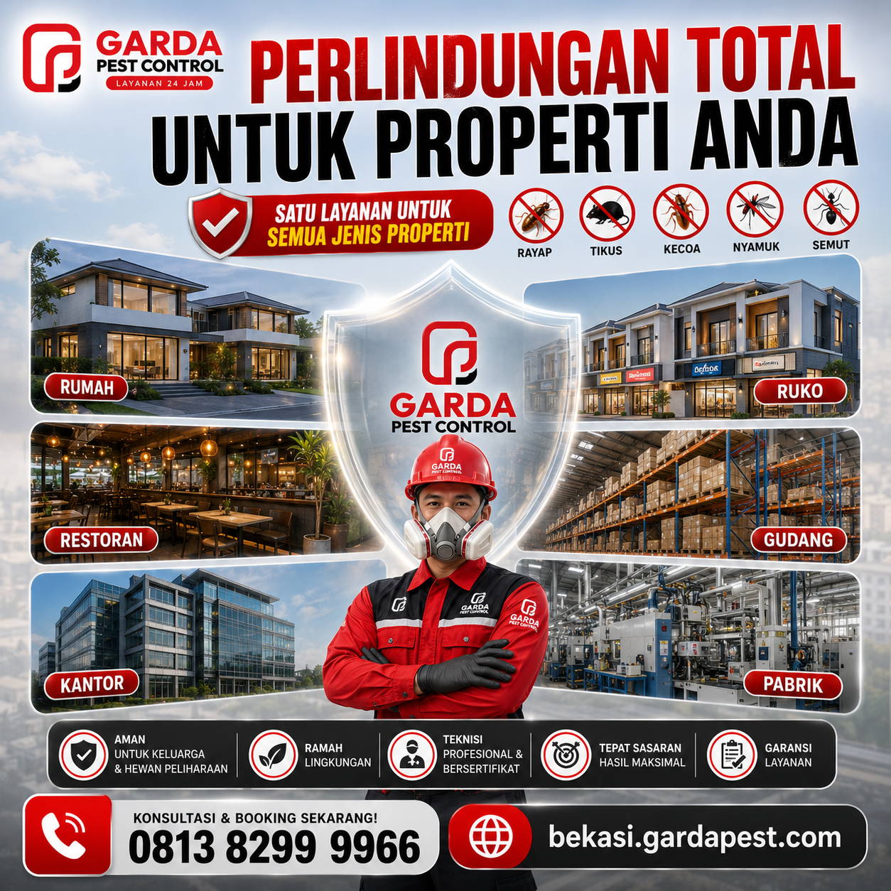 Layanan Pest Control Komersial Bekasi: Perlindungan Efektif untuk Bisnis Anda bersama Agata Pest Control