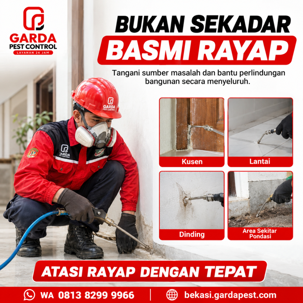 Jasa Anti Rayap Pra Konstruksi Bekasi untuk Perlindungan Bangunan
